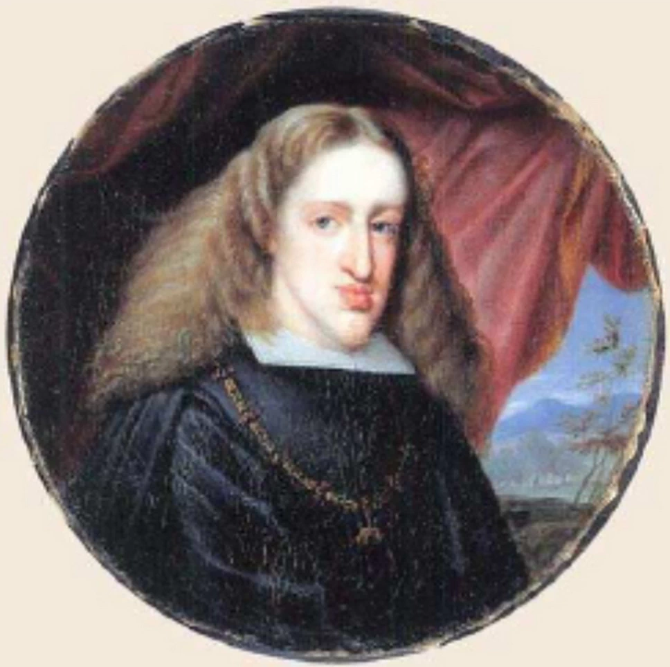 Ritratto di Charles II of Spain - miniatura
